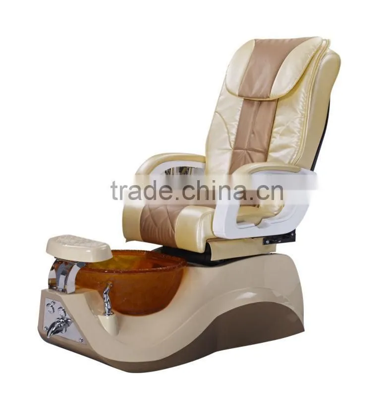 High quality FRP bowl spa pedicure chair with pipeless jet