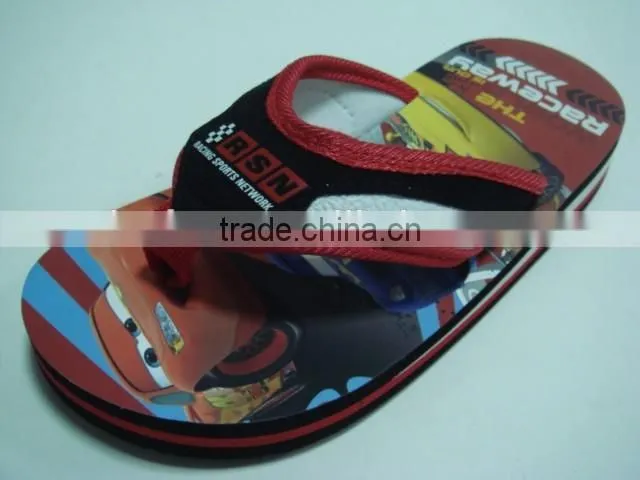 663 LOULUEN Popular Customized Cartoon Printed EVA Cute Kids Slipper