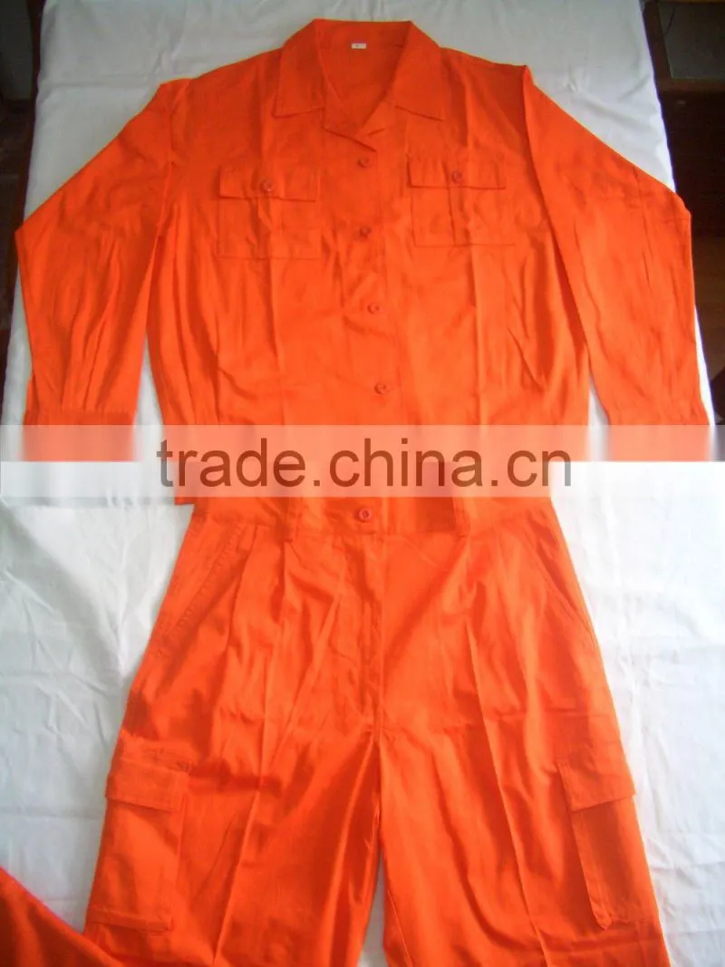 versatility separated cotton working coverall