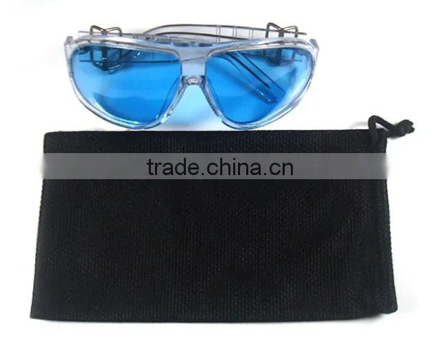 New Design Nylon Black Drawstring mesh sunglass pouch bag