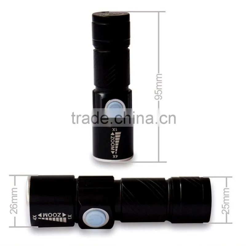 New model usb rechargeable mini led torch