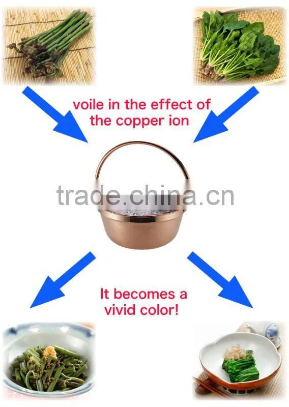 Japanese All Copper Made Copper Pan For Home Use And Professional Use