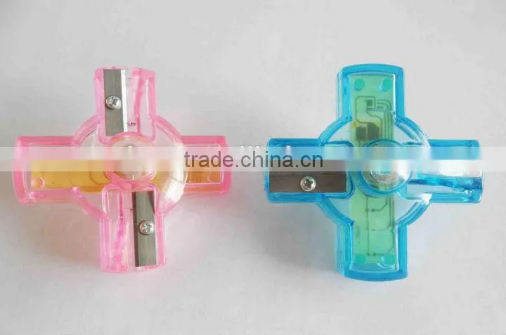 Custom Cheap Plastic Double Hole Pencil Sharpener
