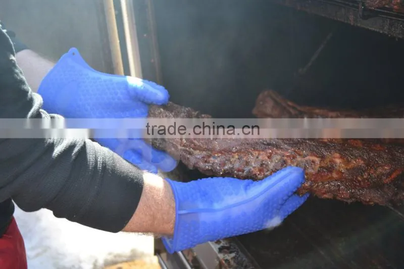 New Products 2014, 100% FDA grade, Rock Bottom Prices, waterproof, Heat Resistant Silicone Oven Gloves, Silicone BBQ Gloves