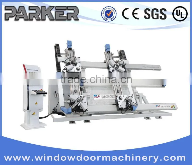 double-head aluminum precision cutting saw,aluminium doors window manufacturing machine