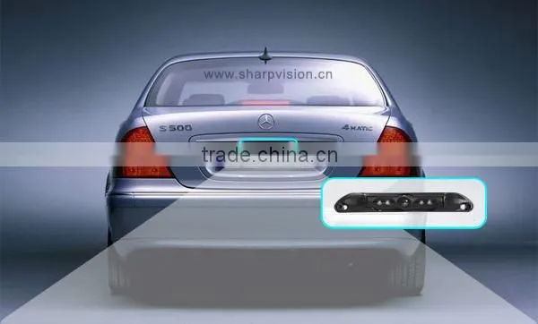 Universal waterproof car license plate backup cameras