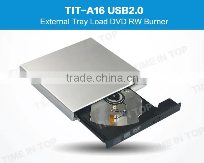Portable Silver USB2.0 DVD Writer