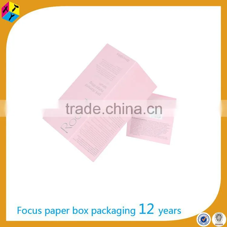 handmade high end packaging skin cosmetic product box