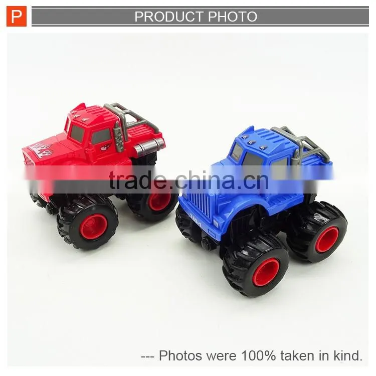 Plastic friction 4*4wheel offroad monster truck toy for kids
