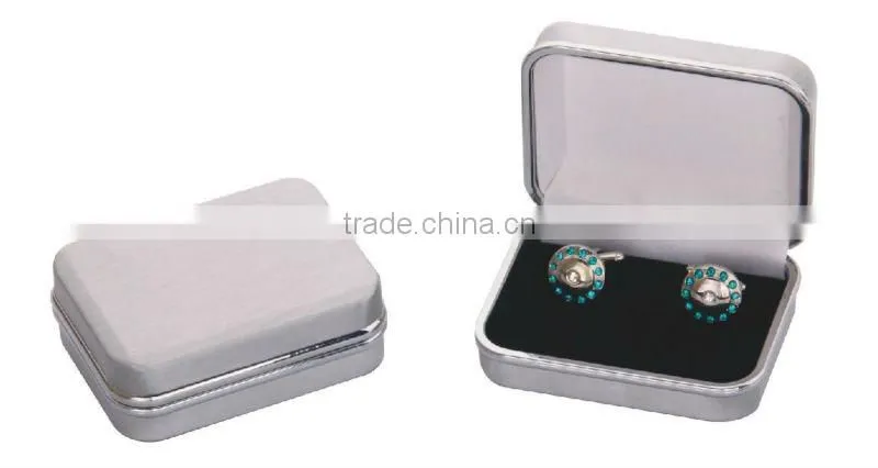 Metal cufflink box