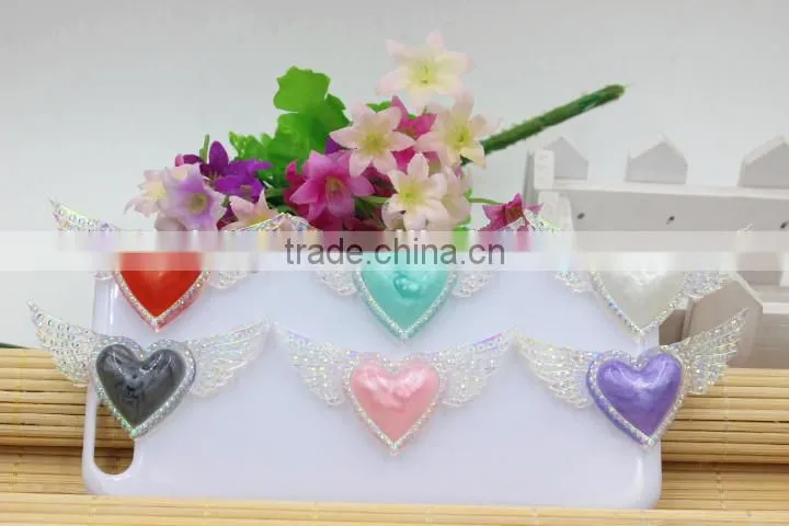flatback resin shining butterflies for hair resin cabochons rein crafts for kids hair phone accessaries