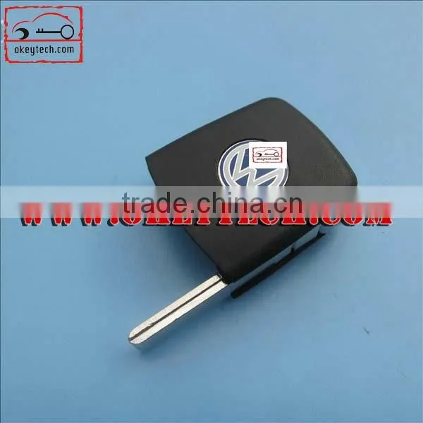 OkeyTech VW flip key head with ID48 glass chip remote key for vw remote key