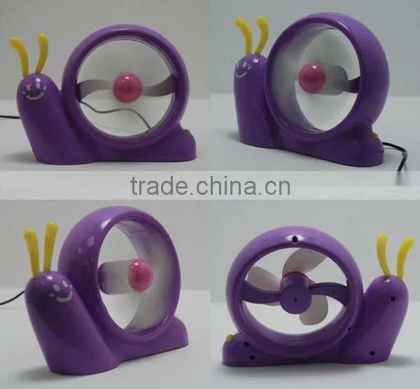 2014 Pretty snail Office Popular Portable Desktop Fan