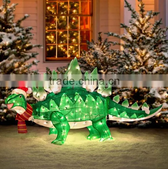 Inflatable Dinosaur /Inflatable Dragon with Christmas Tree for Christmas Decoration