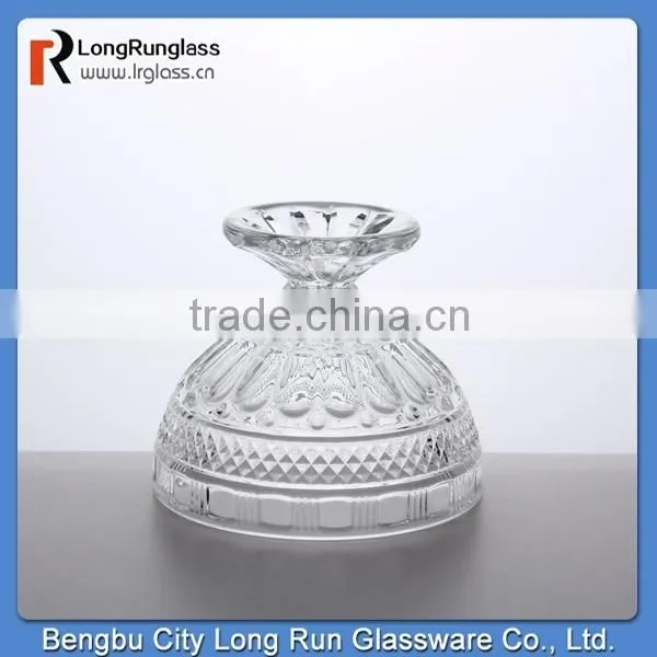 LongRun 2015 Stocked Feature 222ml grace carved frosted Ice Cream Glass bowl with stand manufacture