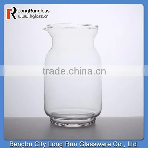 LongRun deli design thick clear homeuse glassware water glass containter hot sale