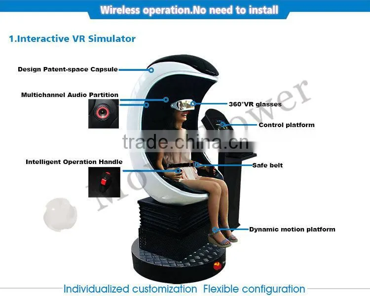 360 degree immersive 9d egg vr cinema visual reality