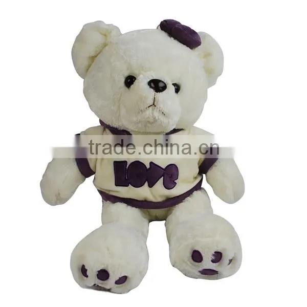 Lovely super soft bear with clothes