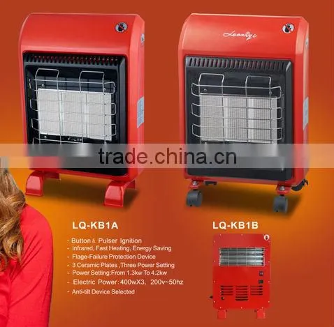 2016 indoor slim portable protection antique gas heater for home with CE approved
