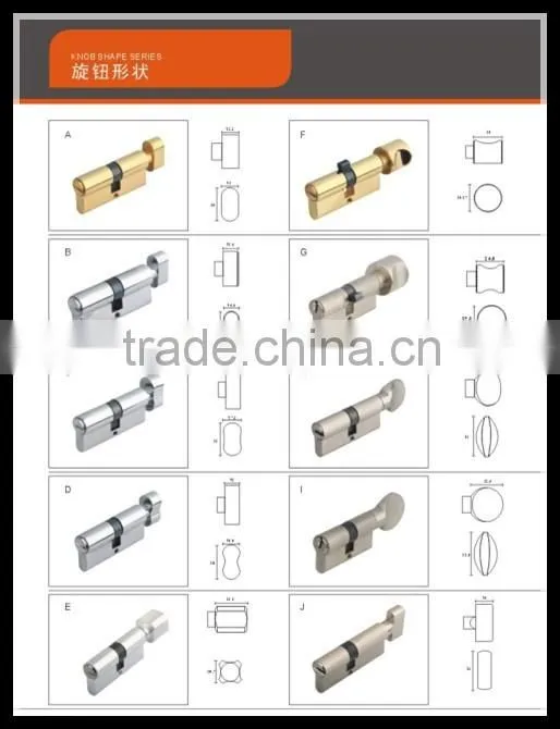 best quality and cheap price brass door lock cylinder