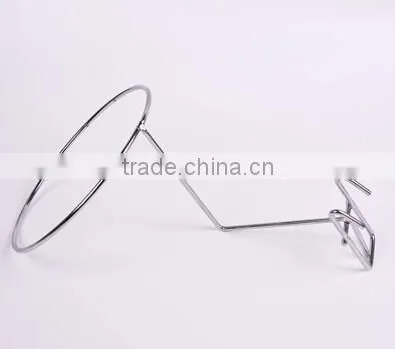 Metal wire net shelf hat holder hook hat ball hair hanger holder Garment supermarket shelf display rack accessories
