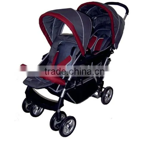 New standard comfortable baby design stroller twin