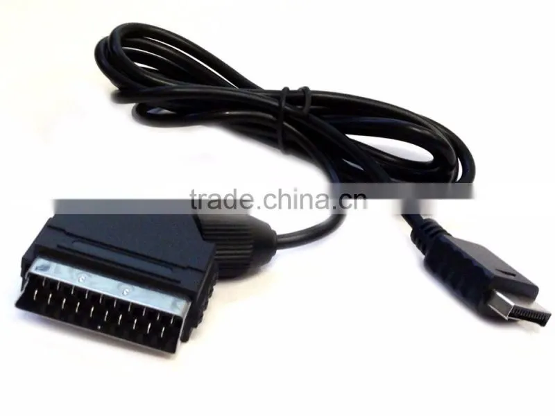 SCART Cable TV AV Cable Lead for use for Play station for PS1 for PS2 for PS3 Game Consoles AV Cable