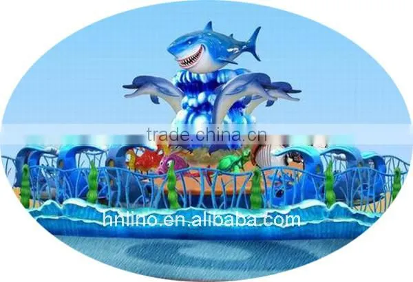 Amusement Park kid rides Equipment Fight Shark Island for sale