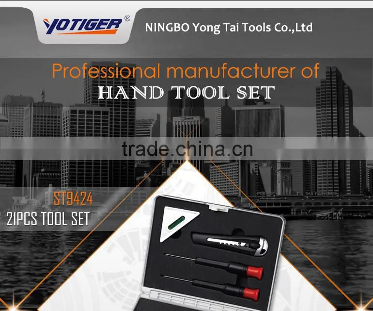 20pcs Promotional tool set of plastic case packed mini hand tool kit