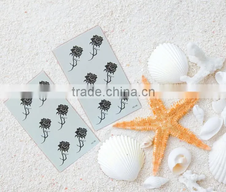 WMT-103 The Middle East Style Metallic Flash Tattoo Sticker