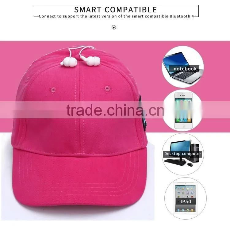 Smart Bluetooth Cap Baseball Cap Sun For Phones Outdoor Sport Bluetooth Stereo Music Hat Wireless headphone