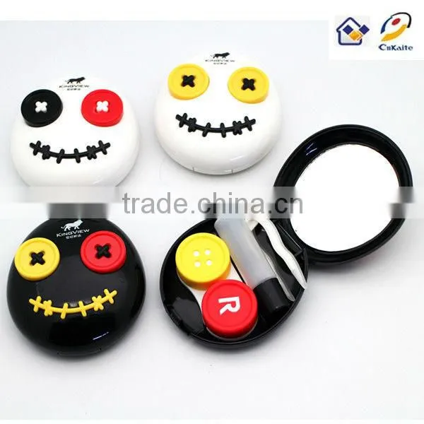 Good design voodoo doll contact lenses case