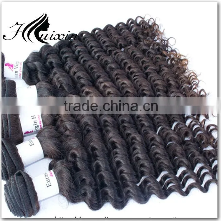 Hot top grade full stock factory price100%unprocessed virgin remy hair soft&full wholesale virgin 6A remy italian deep wave hair