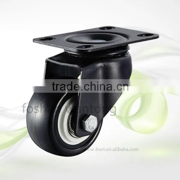 Small Furniture Wheel 42mm Screw With Lock Furniture Caster Wheel