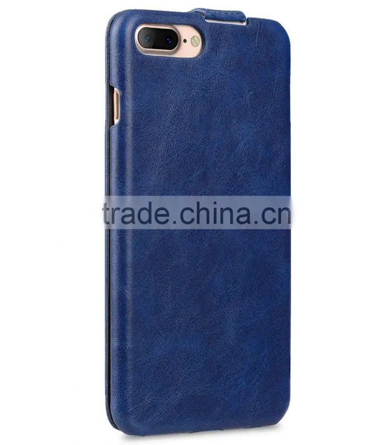 Newly Flip Cover phone case Blue PU Leather Case for Apple iPhone 7 Plus(5.5")