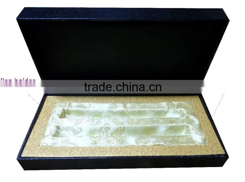 Best price for the black cardboard pen case box with design
