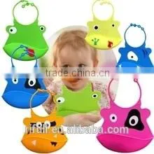 cheap waterproof silicone baby bib