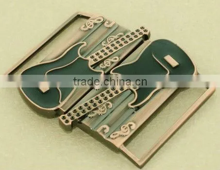 two red rose shape garment buckle