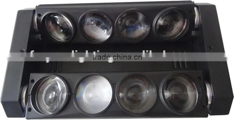 Three Years Warranty White 8*10w or 4in1 RGBW 8x12w Spider Surge 8 Sweeping LED Beam Effect
