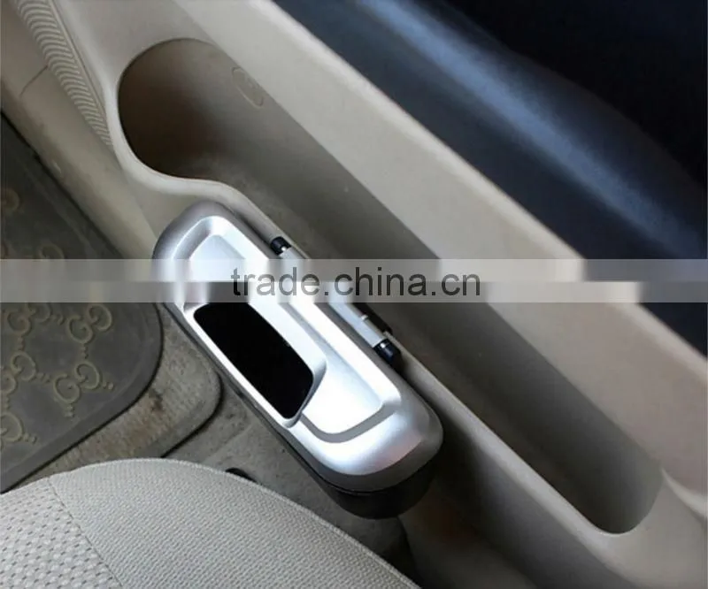 2014 hot selling all black waste bin for cars (FH-AB001)