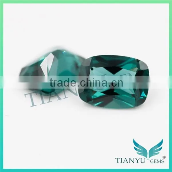 China Wholesale Gemstone Jewelry Synthetic #21/A Cushion Cut Nano Sital Gems Price
