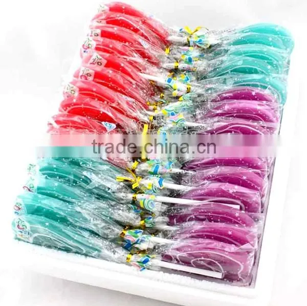 85g Yellow&White Heart Shape Lollipop Candy