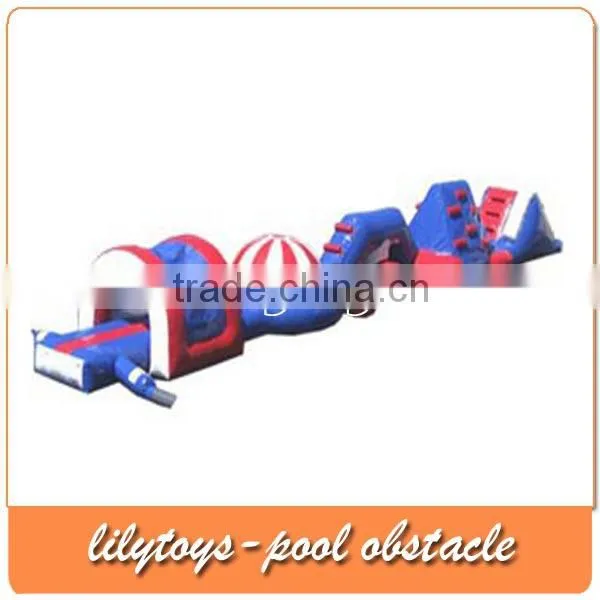 commercial inflatable water obstacles, large inflatable water pool toys, inflatable pool obstacle