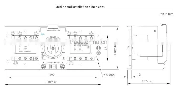 Automatic transfer switch