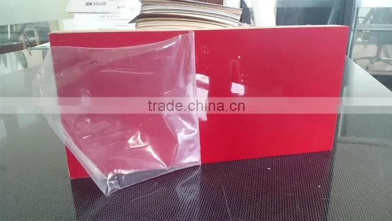 Doule side same color High glossy uv board for kitchen cabinet