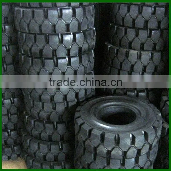 China brand new tyres prices 7.00-12 solid forklift tire