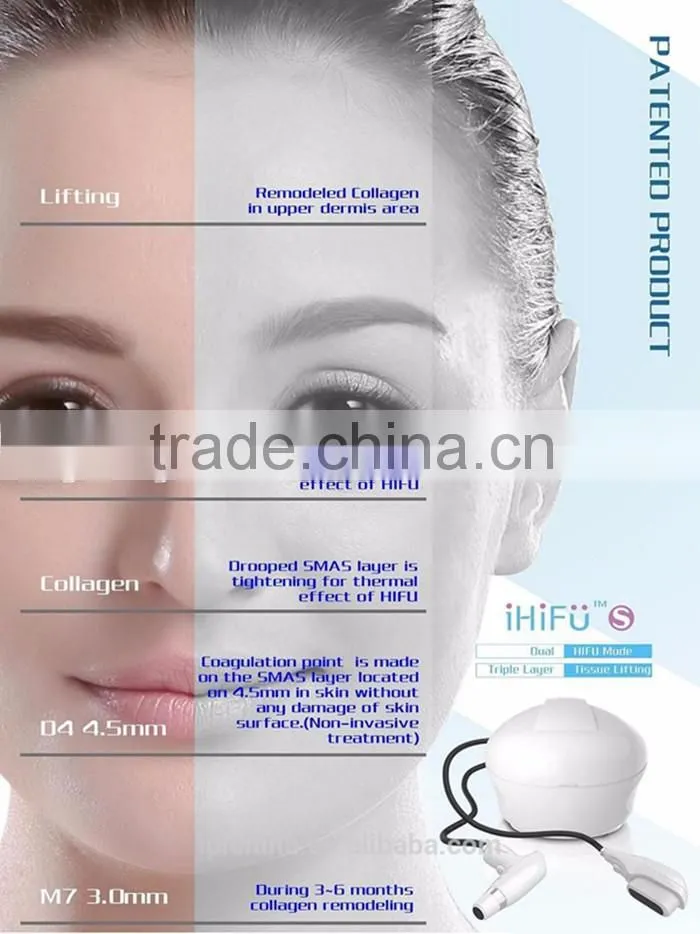 2016 New Products ultrasonic hifu skin care tool home oxygen facial machine factory