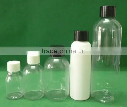500ml plastic colorful washing&cleaning PET bottle with normal screw cap