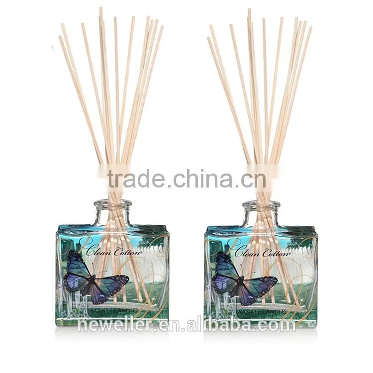 Wedding Party eco-friendly home romance reed diffuser in glass holder