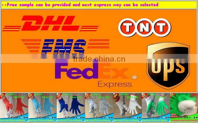 China machinist working gloves, thin work gloves, poly cotton knitted gloves work gloves
